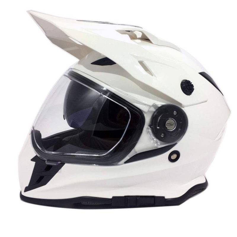 Viper Herren Rx-v288 Motorradhelm MX Enduro, weiß, S von Viper