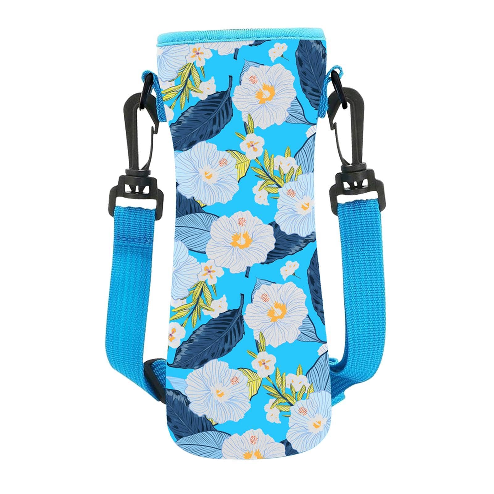 Virtcooy Neopren-Flaschenhülle, Neopren-Wasserflaschenhalter - Trägerhaltertasche - Ergonomische Wasserflaschenhalter-Tasche, isolierter Flaschenhalter, Wasserflaschen-Taschenträger für Erwachsene von Virtcooy