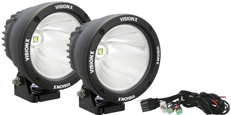 Vision X Lighting CTL-CPZ110XPKIT - Cannon Xp Kit SERIES - LED Fernscheinwerfer - 2x1 LED 40W - 6000 LM von Vision X