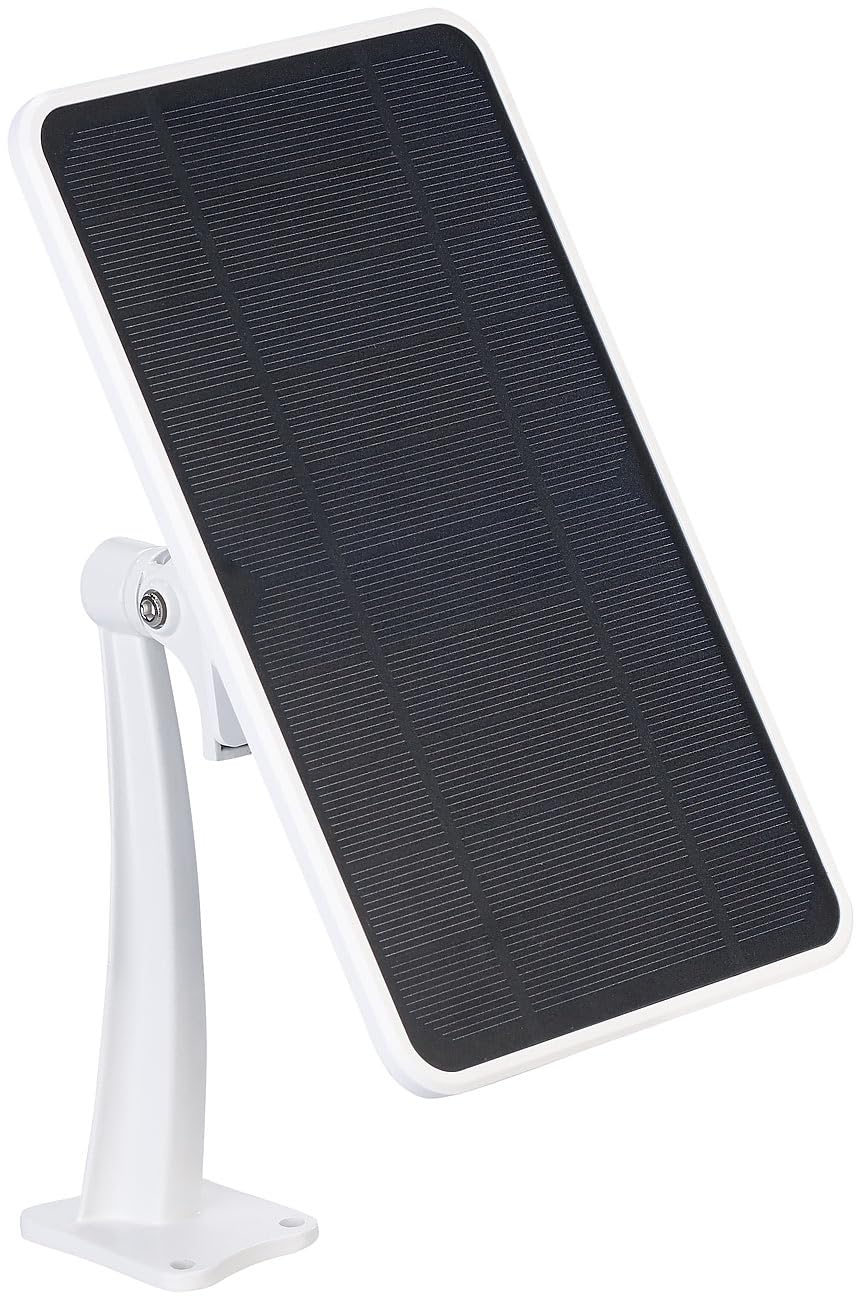 VisorTech Solarpanel mit Akku: 5,5-Watt-Solarpanel mit 5.000-mAh-Powerbank, 5V, für IP-Kameras u.v.m. (Solarpanel mit USB, Solarpanel 5V mit Akku, Überwachungskamera) von VisorTech