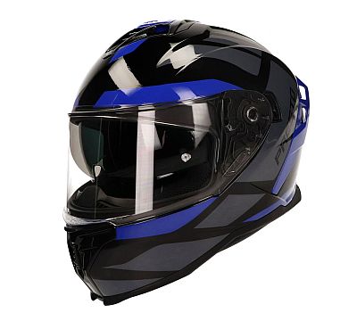 Vito Presto, Integralhelm - Schwarz/Grau/Blau - L von Vito