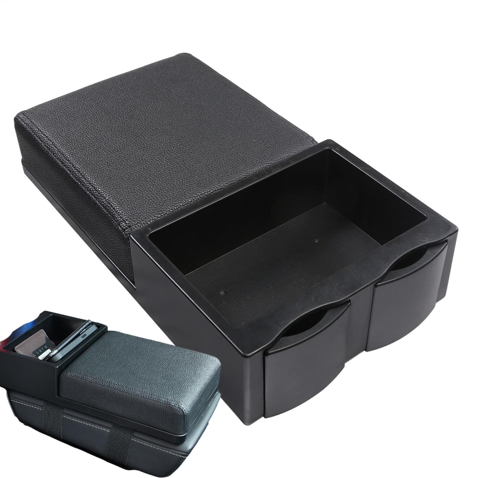 Arto-Armrest-Organizer, automatische Aufbewahrungsbox, tragbarer Kissenkonsolen-Organizer | Besitzer von Getränken, multifunktionaler automatischer Innenraum von Vitsrisea