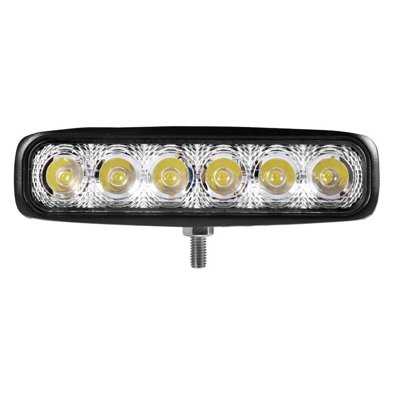 18w Led Arbeitsscheinwerfer, Rückfahrscheinwerfer Led 12V 24V, IP67 Wasserdicht für SUV, UTV, Kaltweiß (6500K) [Energieklasse F] von Viugreum