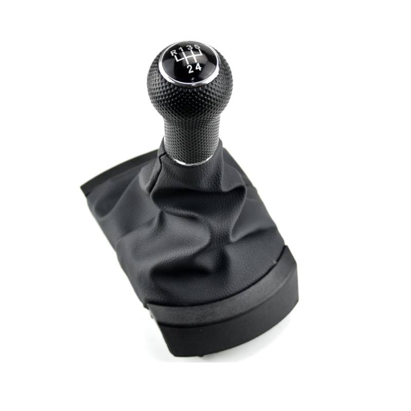 Viviance 5/6 Gang Auto Schaltknauf Hebel Stick Gamasche Kofferraumabdeckung kompatibel mit SEAT Ibiza 2002-2008 - 5 Gänge von Viviance