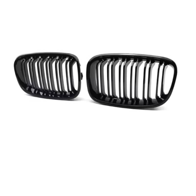 Viviance Auto Frontschürze Kühlergrill Gitter kompatibel mit BMW 1er F20 F21 2011-2014 - Glänzendes Schwarz von Viviance