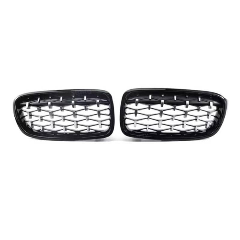 Viviance Auto Frontstoßstange Kühlergrill Gitter kompatibel mit BMW 3er F30 F31 F35 2012-2018 - Silber von Viviance