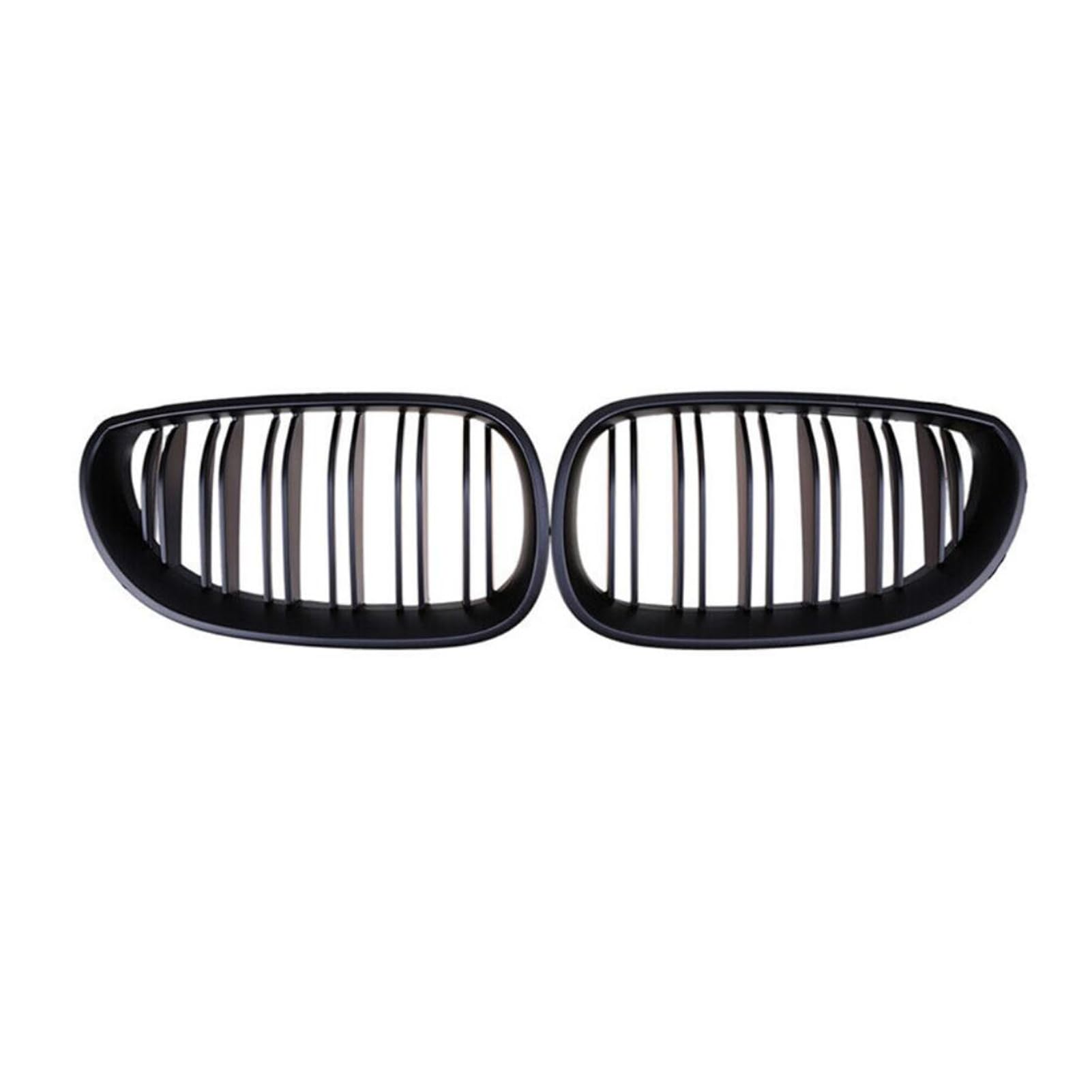 Viviance Auto Frontstoßstange Kühlergrill Gitter kompatibel mit BMW E60 E61 5er 2003-2009 - Mattschwarz von Viviance