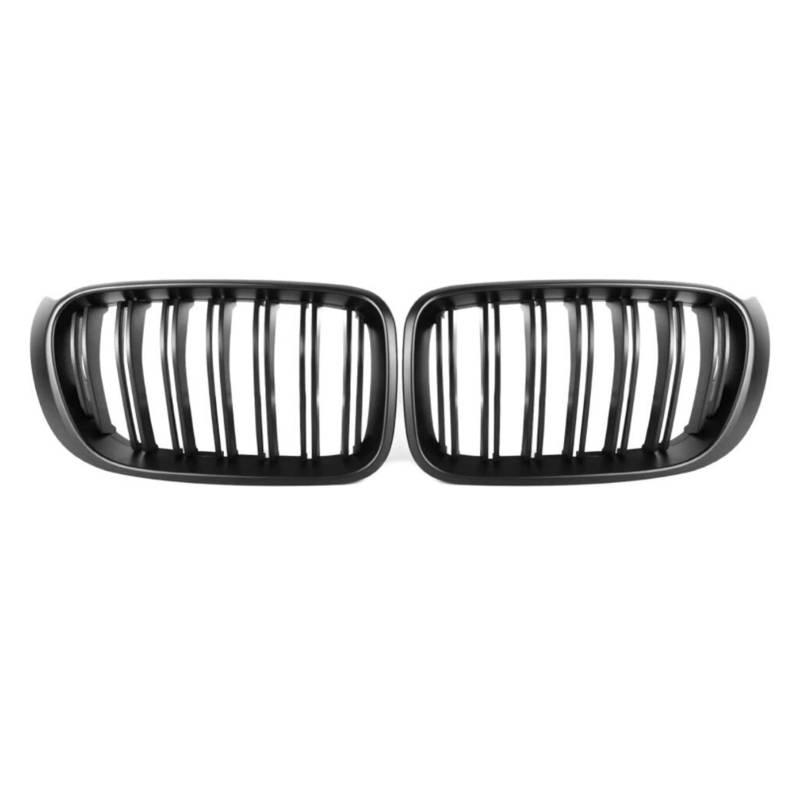 Viviance Auto Frontstoßstange Kühlergrill Gitter kompatibel mit BMW X3 X4 F25 F26 2014-2016 - Mattschwarz von Viviance