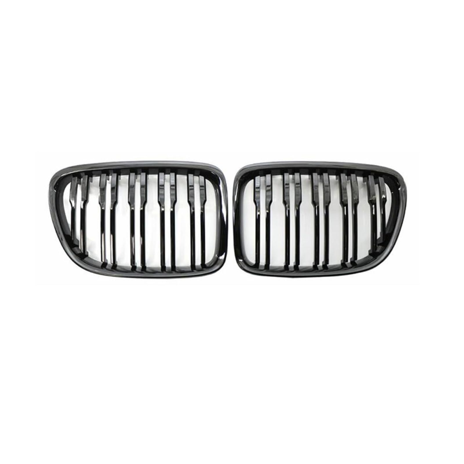 Viviance Auto Stoßstange Kühlergrill Gitter kompatibel mit BMW E84 X1 18i 20i 25i 28i 2010-2015 - Glänzendes Schwarz von Viviance