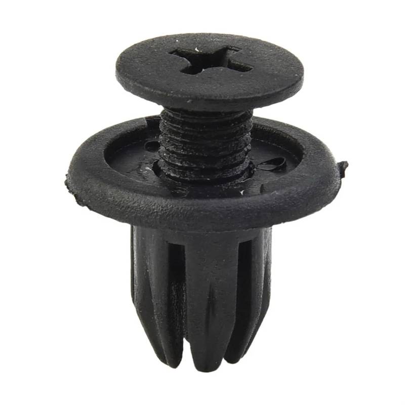 Vivoid [Replacement] 50 * Auto-Nietklammern, 50 x 10 mm Loch, Auto-Türverkleidung, Clip-Befestigungselemente, Auto-Stoßstangenbefestigung, Nietenhalter, Push-Motorabdeckung for Kotflügel von Vivoid