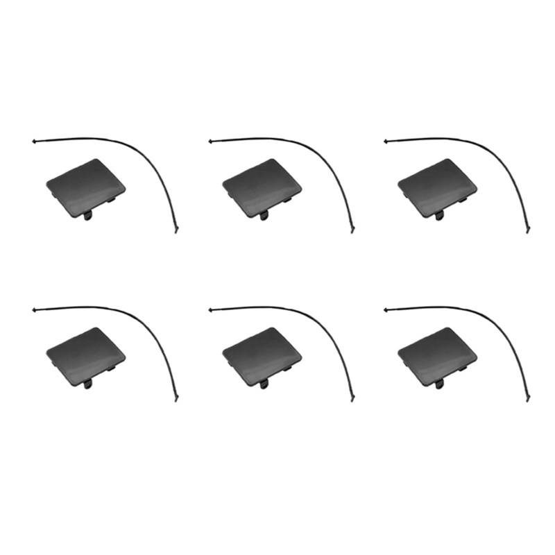 Vivoid [Replacement] 6X Seitenschweller Jack Lochabdeckung Stoßstangenkappe 1406980330 for Mercedes for Benz for S-Klasse W140 W220 2000–2006 von Vivoid