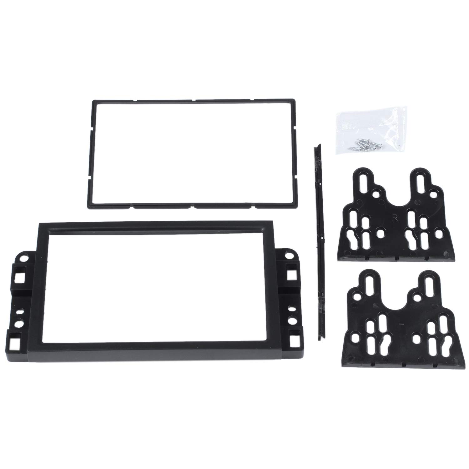 Vklopdsh Doppel-2-DIN-Auto-DVD-Rahmen, Audio-Adapter, Armaturenbrett-Kits, Blende für Captiva/Gentra/AVEO von Vklopdsh