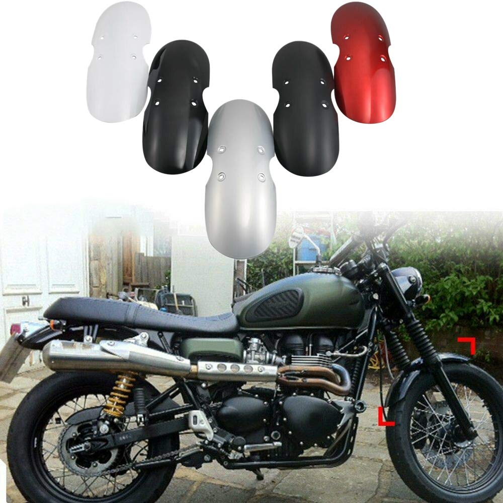 Vklopdsh Motorrad kurz vorne für Victory Bonneville T100 Scrambler Thruxton 90 01-16 schwarz von Vklopdsh