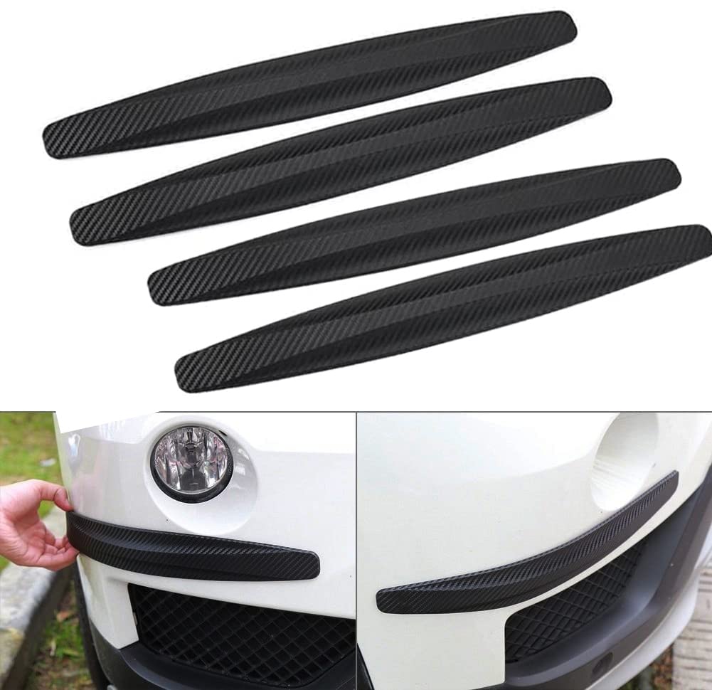 Voarge 4 Stück Universal Auto Ecke Stoßstange Guard Anti-Scratch Protector Aufkleber Streifen von Voarge