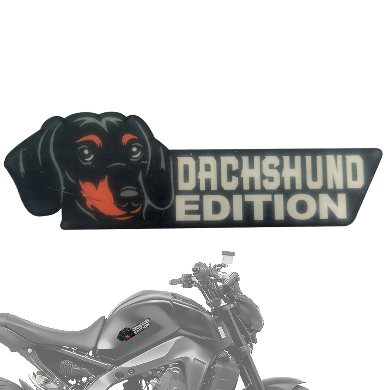 Voihamy Hundeaufkleber für Autos, 3D-Hundeabzeichen,Lustiges Hunde-Abzeichen-Auto-Emblem für Auto - 3D-Hunde-Autoabzeichen-Aufkleber, lustiges Hundeabzeichen-Autoemblem für Auto, LKW, Wohnmob, von Voihamy