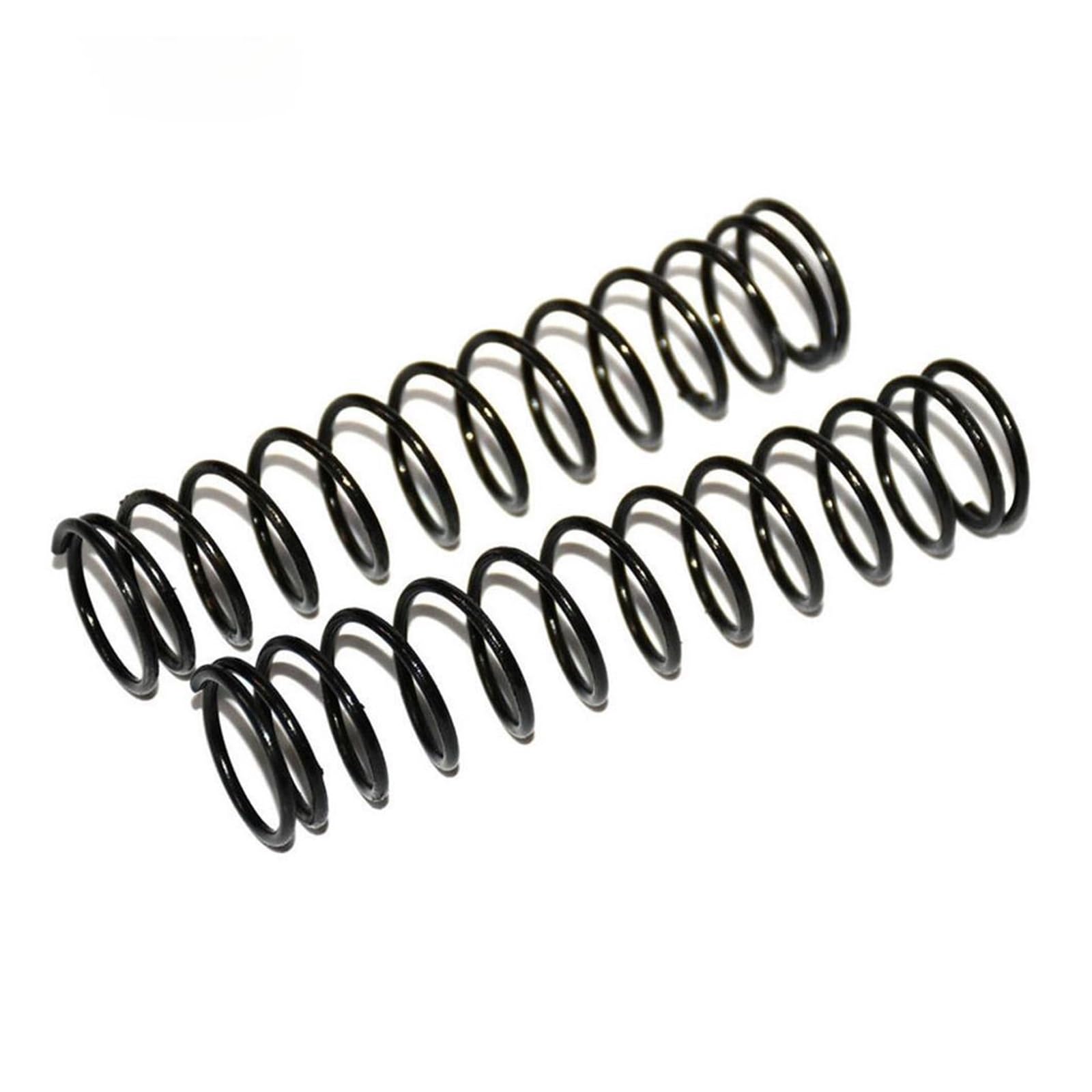 10 STÜCKE Druckfeder aus Manganstahl, elastische Schwärzungsfeder, Drahtdurchmesser 1,2 mm, Außendurchmesser 16 mm, Länge 10–50 mm(1.2x16x15mm) von Voirrow