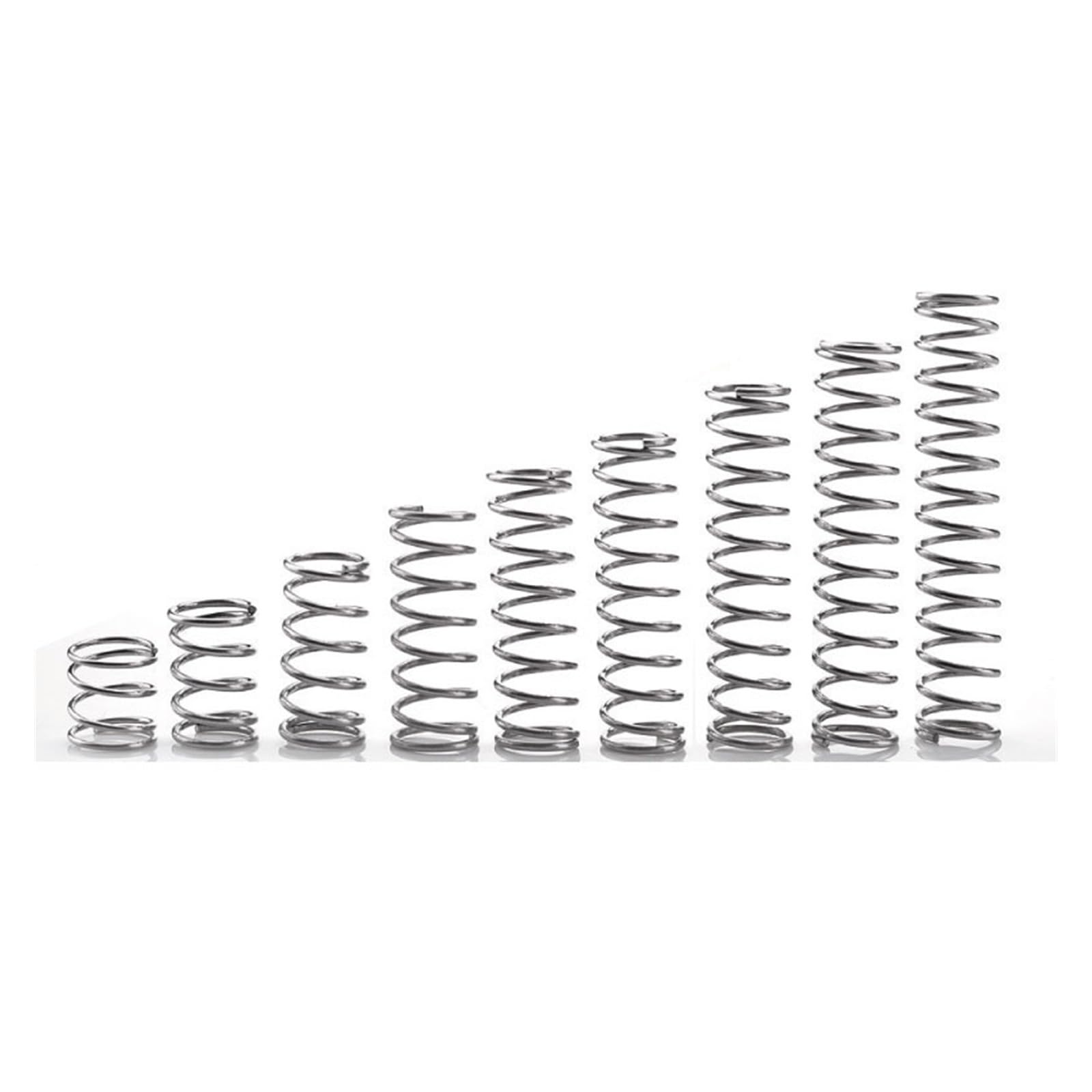 10 Stück 1,2 mm Edelstahl Mikro kleine Druckfeder Außendurchmesser 12 mm/13 mm Länge 10 mm bis 50 mm(25mm,13mm) von Voirrow