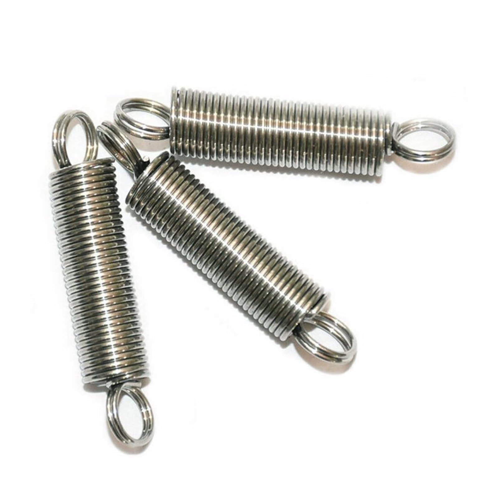 10 x Doppelhaken, Außendurchmesser 5 mm, kleine Dehnungsfeder, Drahtdurchmesser 0,5 mm, Hardware-Zubehör(0.5 x 5 x 20mm) von Voirrow