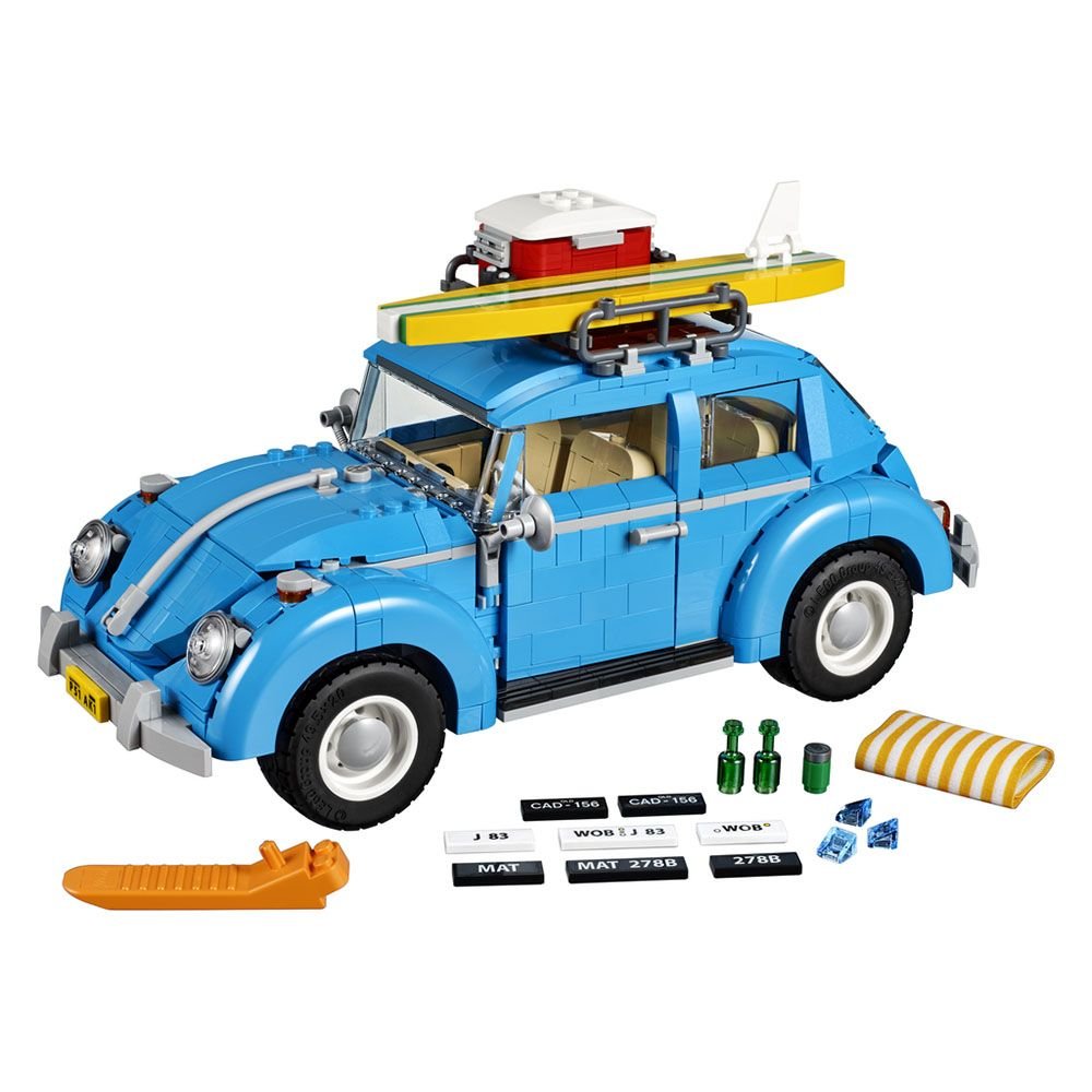 Original VW Lego Käfer blau Bauset Spielzeug Modellauto Kollektion 6R5099320 von Volkswagen