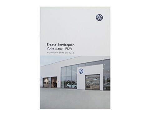 Volkswagen Original VW Serviceplan Serviceheft Scheckheft für PKW von Volkswagen