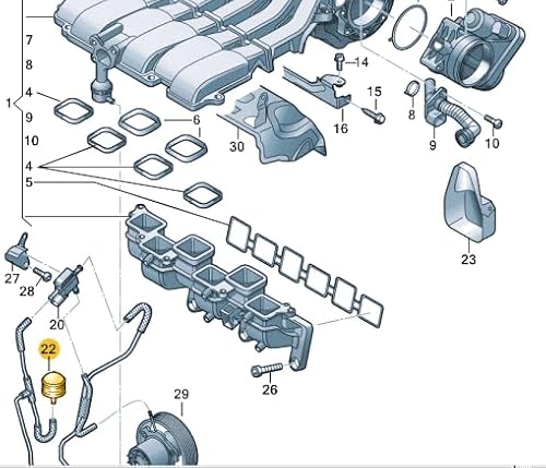 Passend für VOLKSWAGEN Atlas CA1 Cross Sport-Luftfilter 7H0129965 von Volkswagen