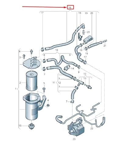 Passend für VW TIGUAN AD Kraftstoffleitung 5Q0130295L von Volkswagen