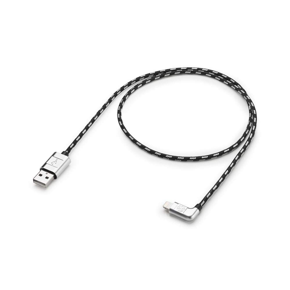 Volkswagen 000051446BN Anschlusskabel Ladekabel Premium 70cm, USB-A auf Lightning von Volkswagen