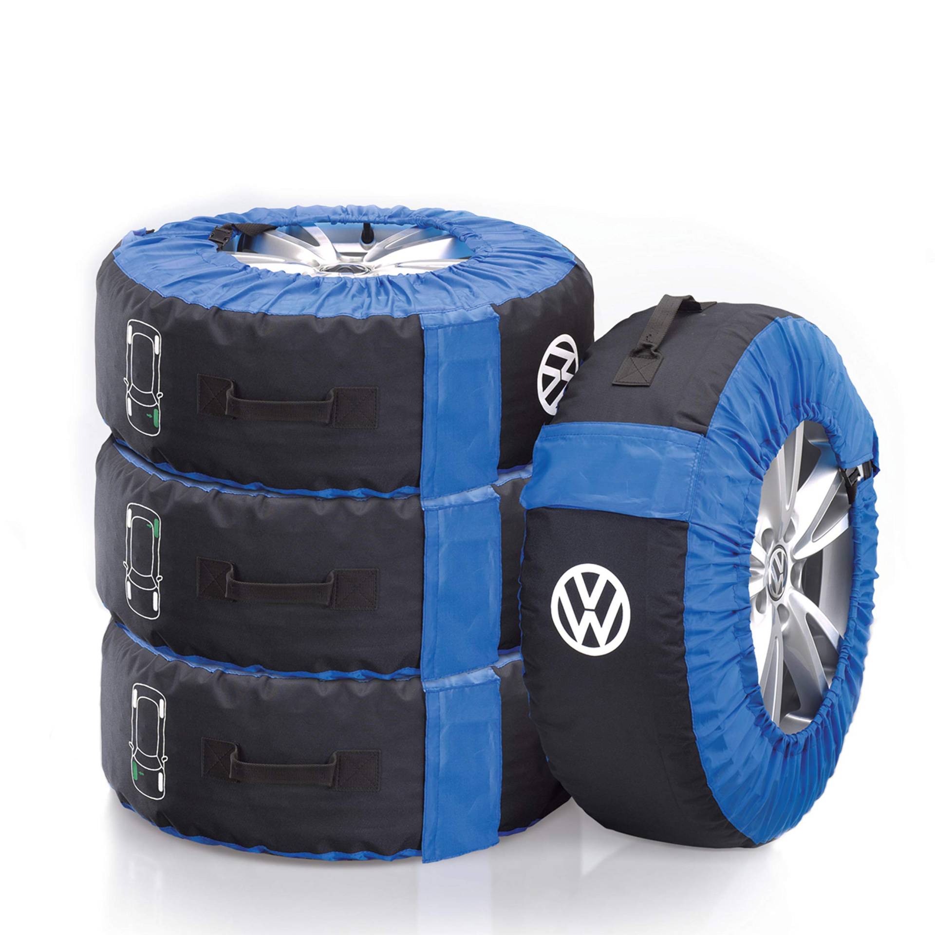 Volkswagen 000073900E Reifentaschen Set Kompletträder (bis 21 Zoll) Tasche Reifen Räder Felgen von Volkswagen