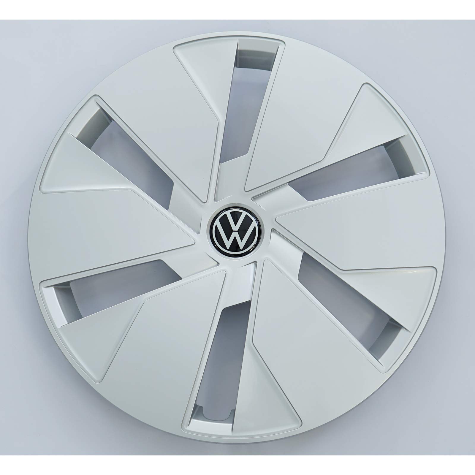 Volkswagen 5G0071456YTI 5G0071456 YTI Radkappen Radzierblenden für  Stahlfelgen - 4 Stück, Silber (Brillantsilber ), 16 Zoll