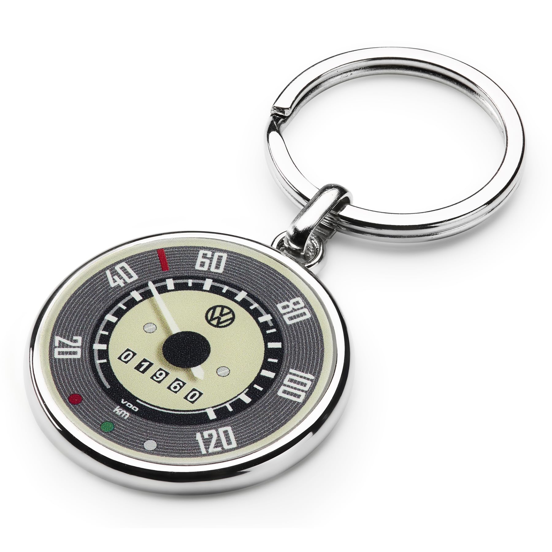 Volkswagen 1K6087010B Schlüsselanhänger Tachometer VW T1 Bulli Schlüsselring Keyring von Volkswagen