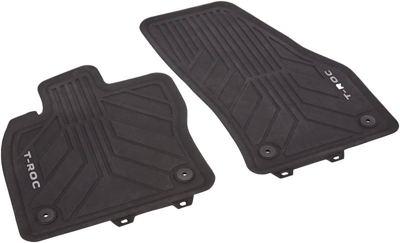 Volkswagen 2GA06150082V Allwetterfußmatten Gummi Fußmatten 4X Gummimatten, Schwarz von Volkswagen