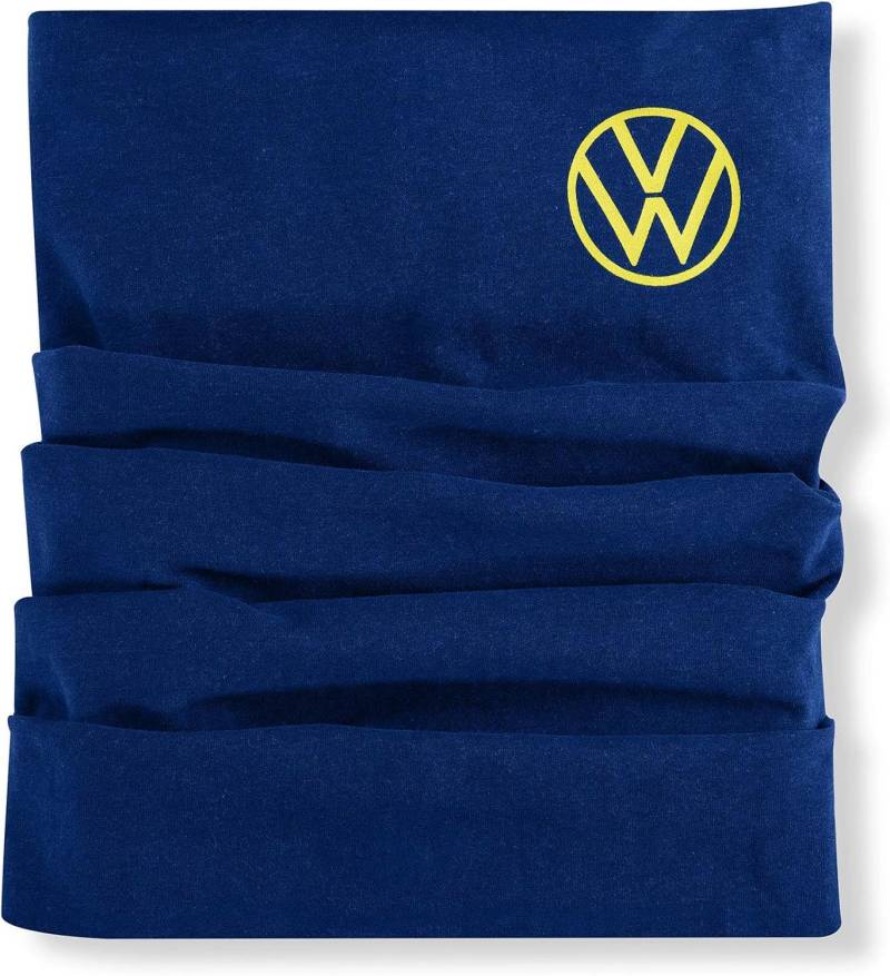 Volkswagen 5H0084303A Multifunktionstuch Schal Tuch Mund-Nasen-Schutz Halstuch Kopftuch Loop, blau von Volkswagen