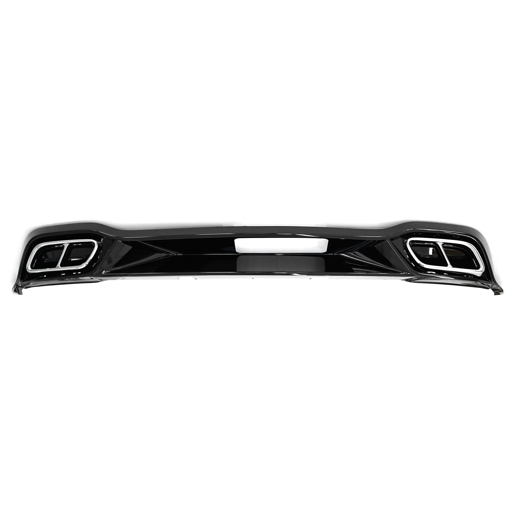 Volkswagen 5H6807568J041 Heckdiffusor R-Line Sport Stoßfänger Diffusor, schwarz hochglänzend, nur für Limousine von Volkswagen