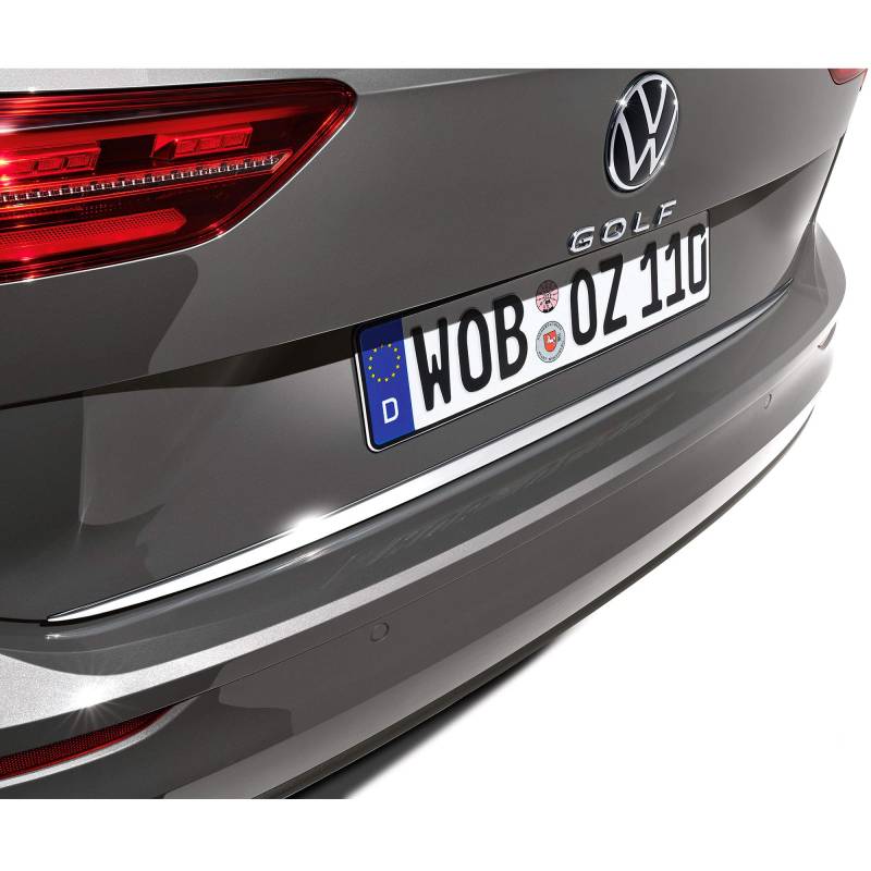 Volkswagen 5H9071360 Schutzleiste Zierleiste Heckklappe Kantenschutz, Chrom-Optik, nur für Variant/Alltrack von Volkswagen