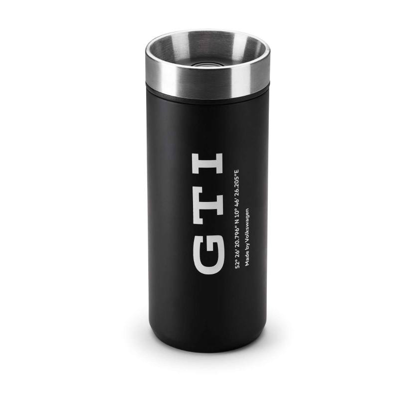 Volkswagen 5HV069604 GTI Thermo-/Isolierbecher, Edelstahl, 400ml von Volkswagen