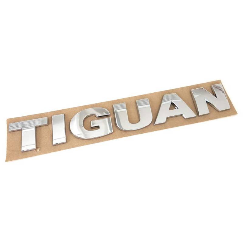 Volkswagen 5N0853687B739 Schriftzug Tiguan Emblem Logo chrom glänzend, Typ 5N, Modell 2012-2018 von Volkswagen