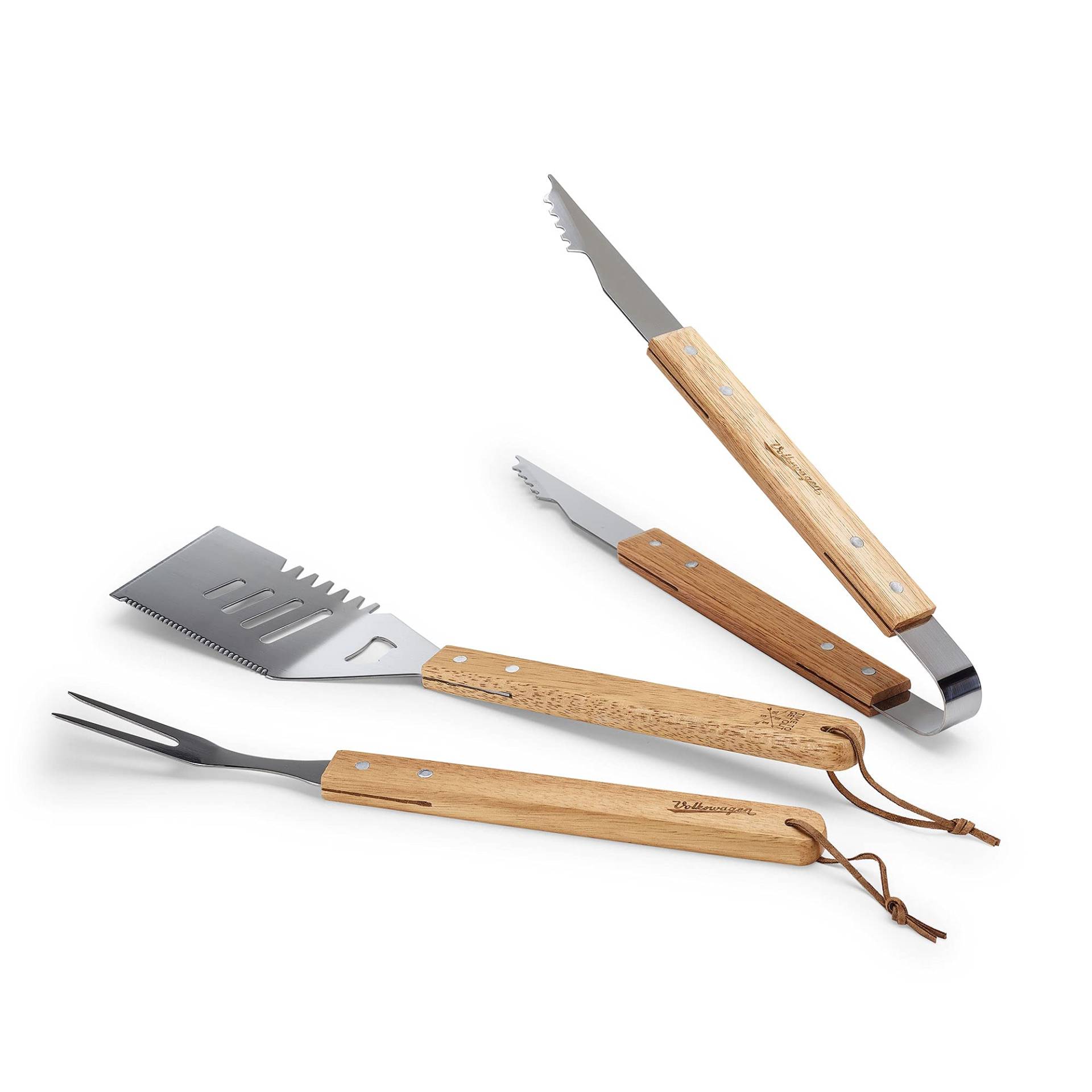 Volkswagen 7E9069607 Grillbesteck Holz Edelstahl Grill Cutlery, Heritage Kollektion von Volkswagen