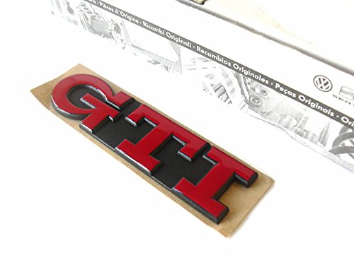 Volkswagen Original VW GTI Rear Trunk Boot Badge Emblem Red Nos - 1H6853687AJQN5 von Volkswagen