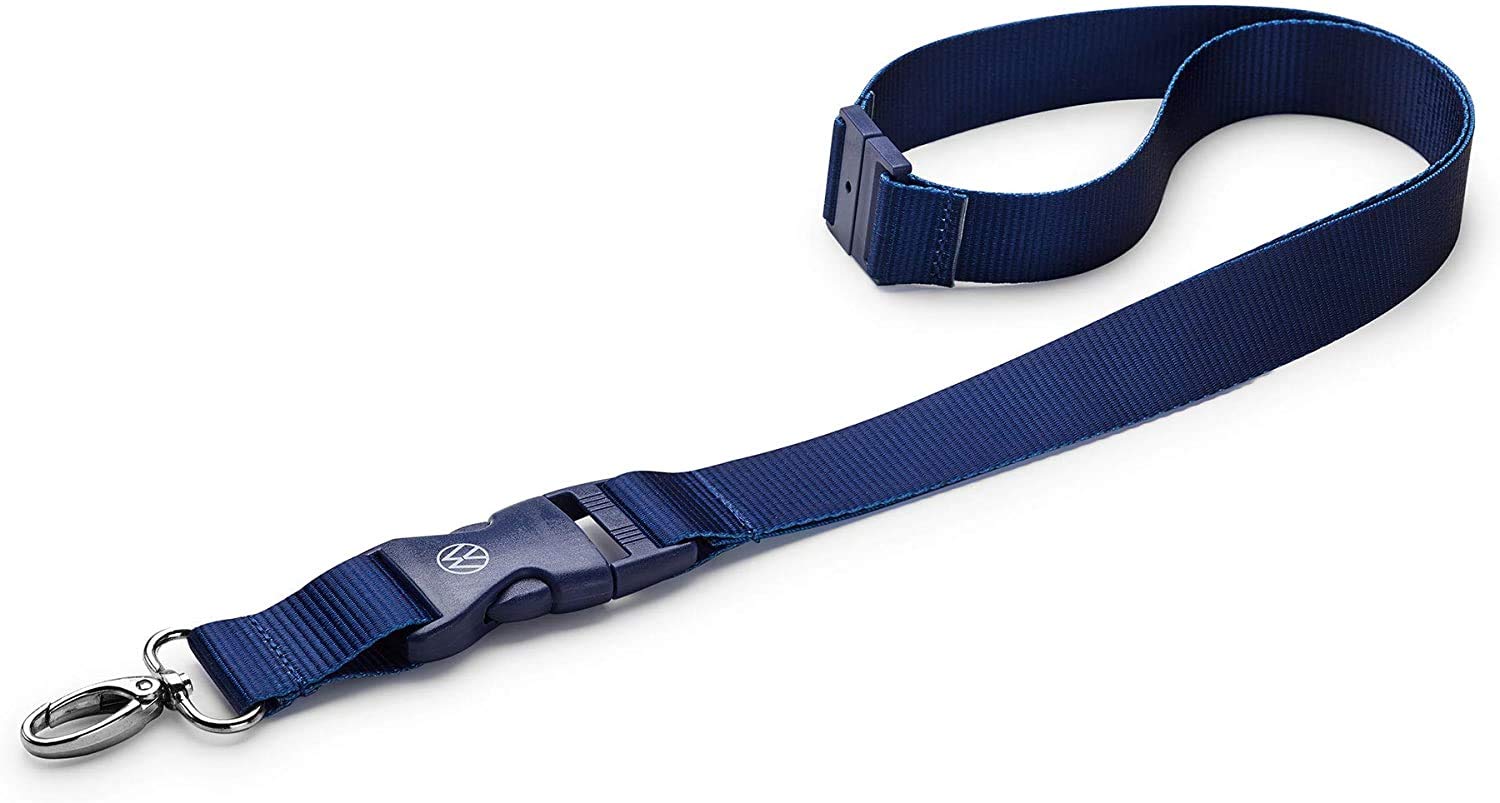 Volkswagen 000087610AH530 Schlüsselband Lanyard, blau von Volkswagen