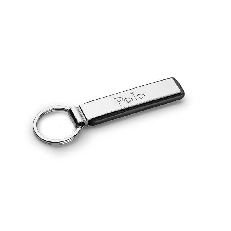 Volkswagen VW Metall Schlüsselanhänger Polo Key Ring Kollektion, Silber von Volkswagen