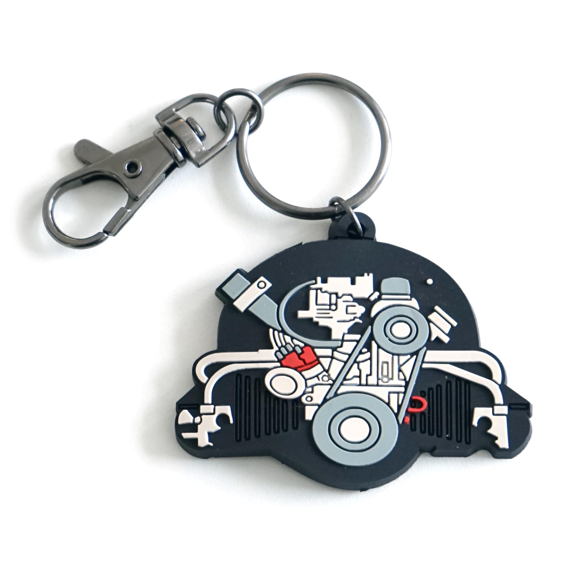 Volkswagen ZCP902578 Schlüsselanhänger Käfermotor Schlüsselring Anhänger Keyring von Volkswagen