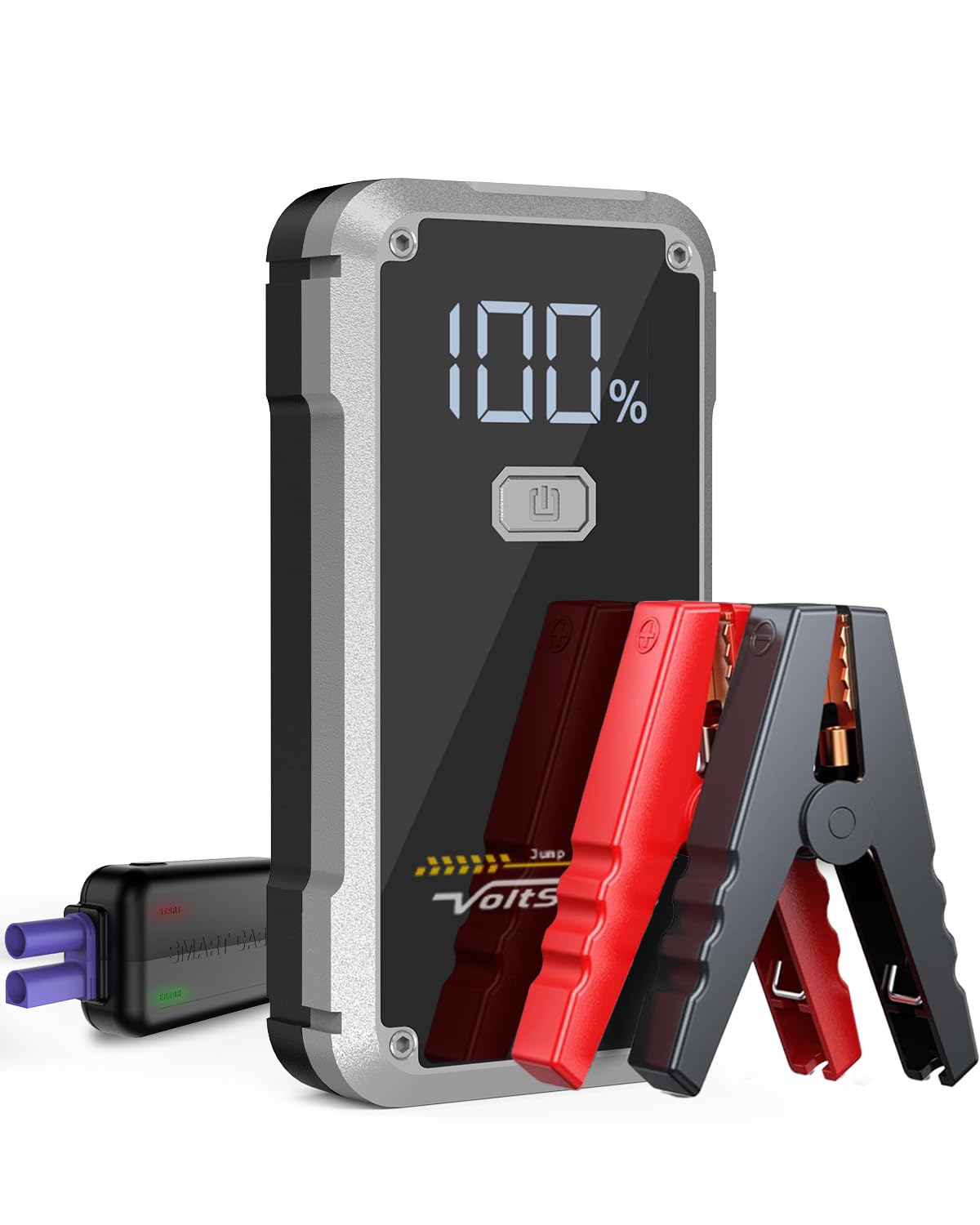 Starthilfe Powerbank, VoltSurge 2000A Spitzenstrom Auto Starthilfe, Jump Starter für 7,0L Benzin Oder 5,5L Diesel, 12VAuto Batterie Booster Starter Powerbank mit LED Taschenlampe (1000A) von VoltSurge