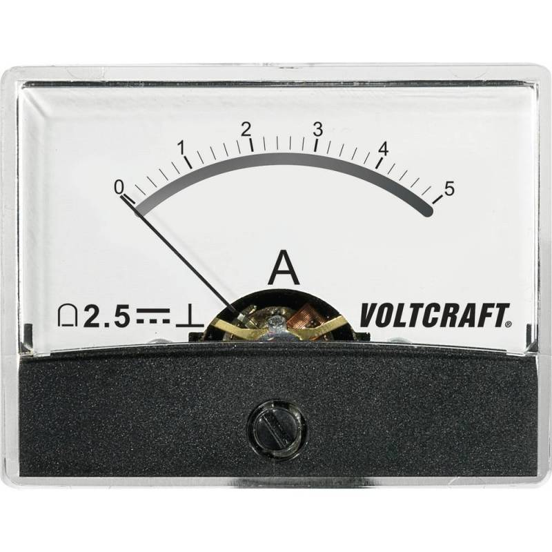 VOLTCRAFT AM-60X46/5A/DC AM-60X46/5A/DC Einbau-Messgerät AM-60X46/5A/DC 5 A Drehspule von Voltcraft