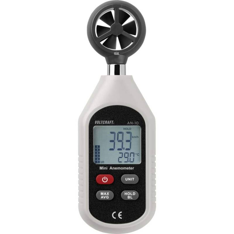 VOLTCRAFT AN-10 Anemometer 0.3 bis 30 m/s Magnet-Flügelrad von Voltcraft