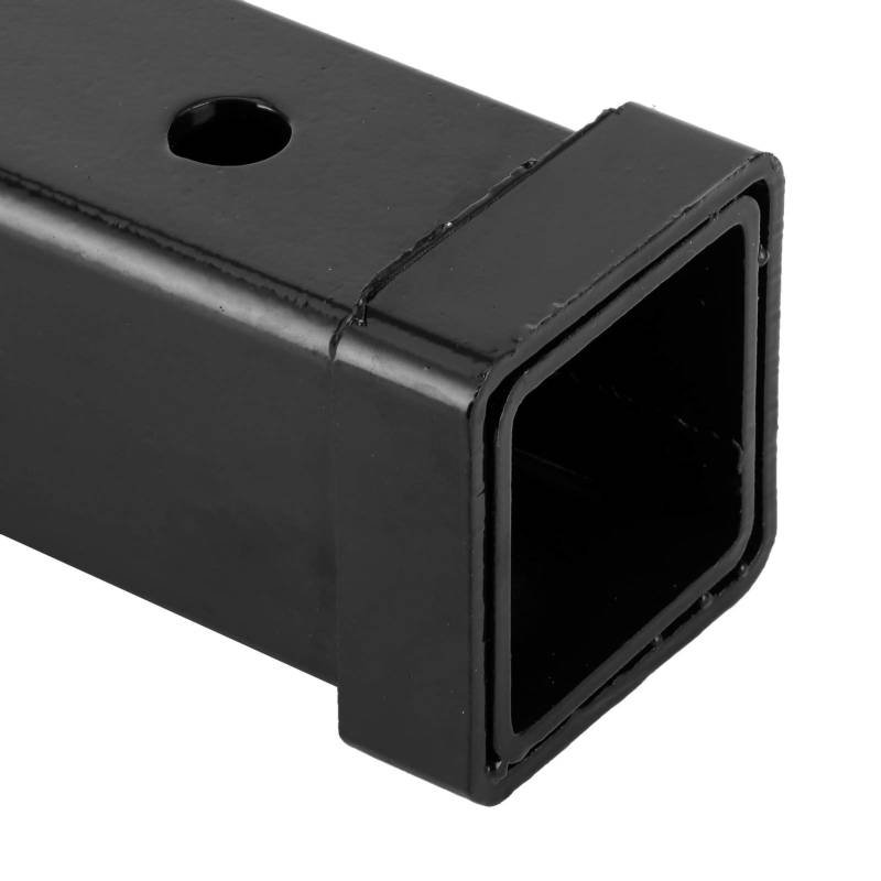 Voluxe Abschleppverlängerung, Stahl Schwarz Anhängerkupplung Empfänger Extender Kupplungsverlängerung Adapter, 5000lbs 12in Pfähle für Anhänger für Klasse 3/4 2in Empfänger Kupplungshalterung von Voluxe