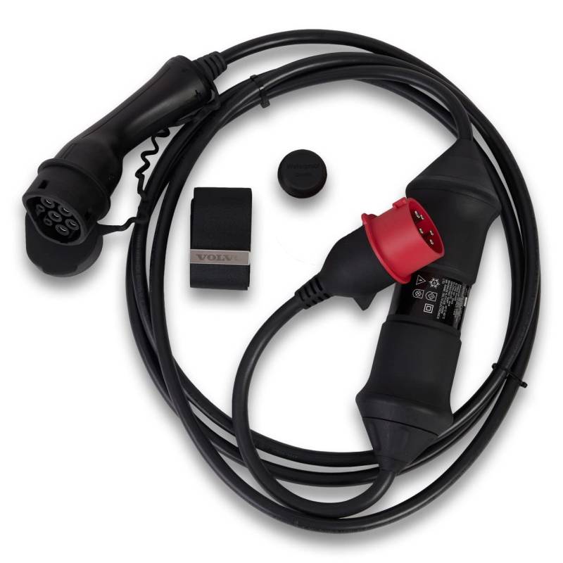 Volvo Pure Electric Ladekabel 4,5 m CEE-Stecker rot für 16A Industriesteckdose (Mode 2) 32257658 von Volvo