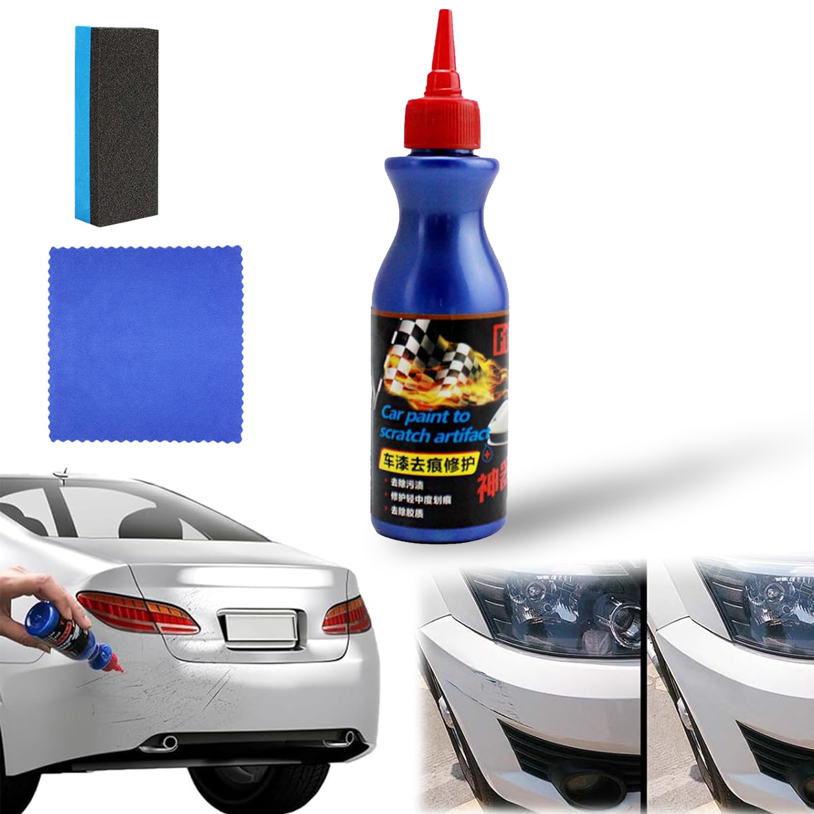 Splendid Car Scratch Repair, Preferablend Car Scratch Remover,Preferablen Scratch Remover, Preferablen Scratch Repair, Preferablen Car Scratch Repair Wax (1 Set) von Vopetroy