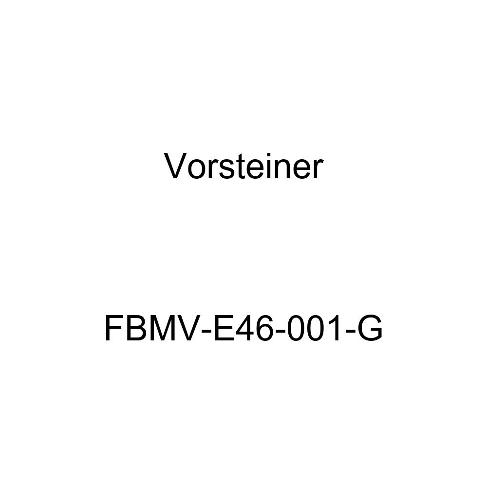 Vorsteiner (FBMV-E46-001-G Velours-Fußmatte, Bestickt, 4-teilig, Grau von Vorsteiner