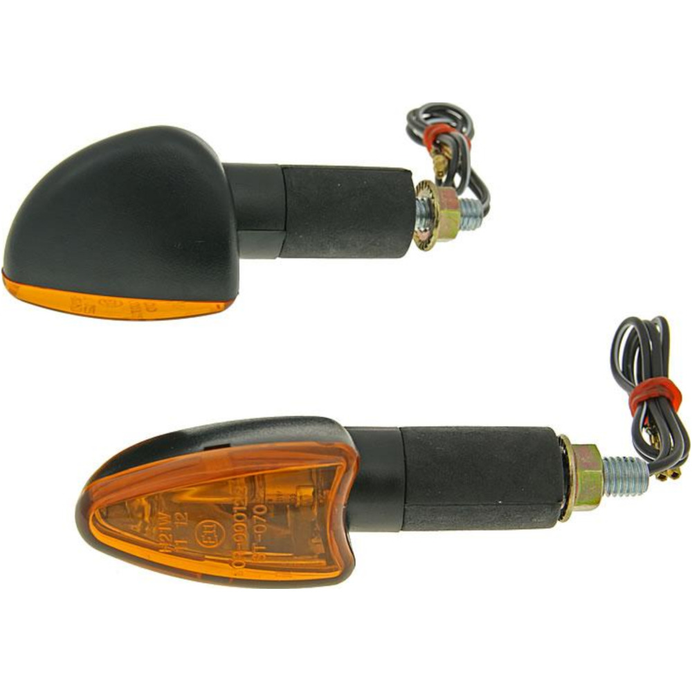 Vparts vc20104 indikator blinker set m8 schwarz edge orange, lang von Vparts