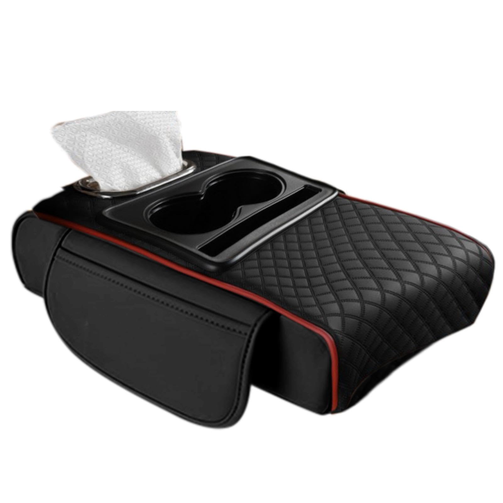 Car Armrest Storage Box | Center Console Armrest Cushion Organizer | Armrest Storage Organizer Box for Cars, SUVs, Trucks, Comfortable Arm Rest, Vehicle Interior Storage Solution von Vriusi